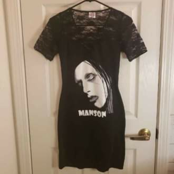 Marilyn Manson Dress Vera's Eye Candy XS Goth - Picture 1 of 7
